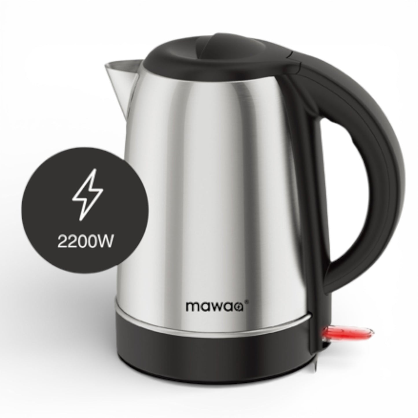 Mawaa MKE-3251-SB Edelstahl Wasserkocher 1,7L