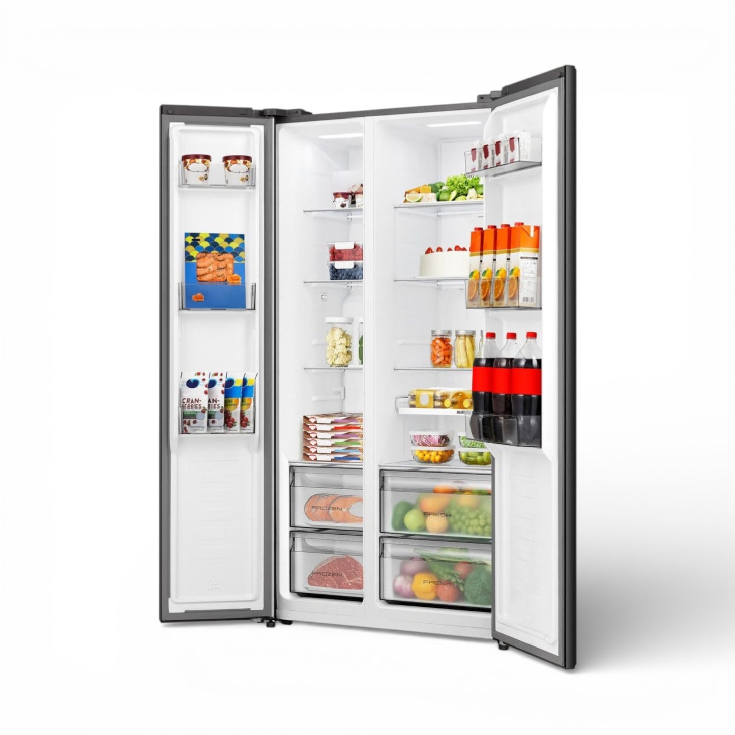 Hisense MS91558FC Side by Side Kühlschrank MultiAirFlow-System schwarz