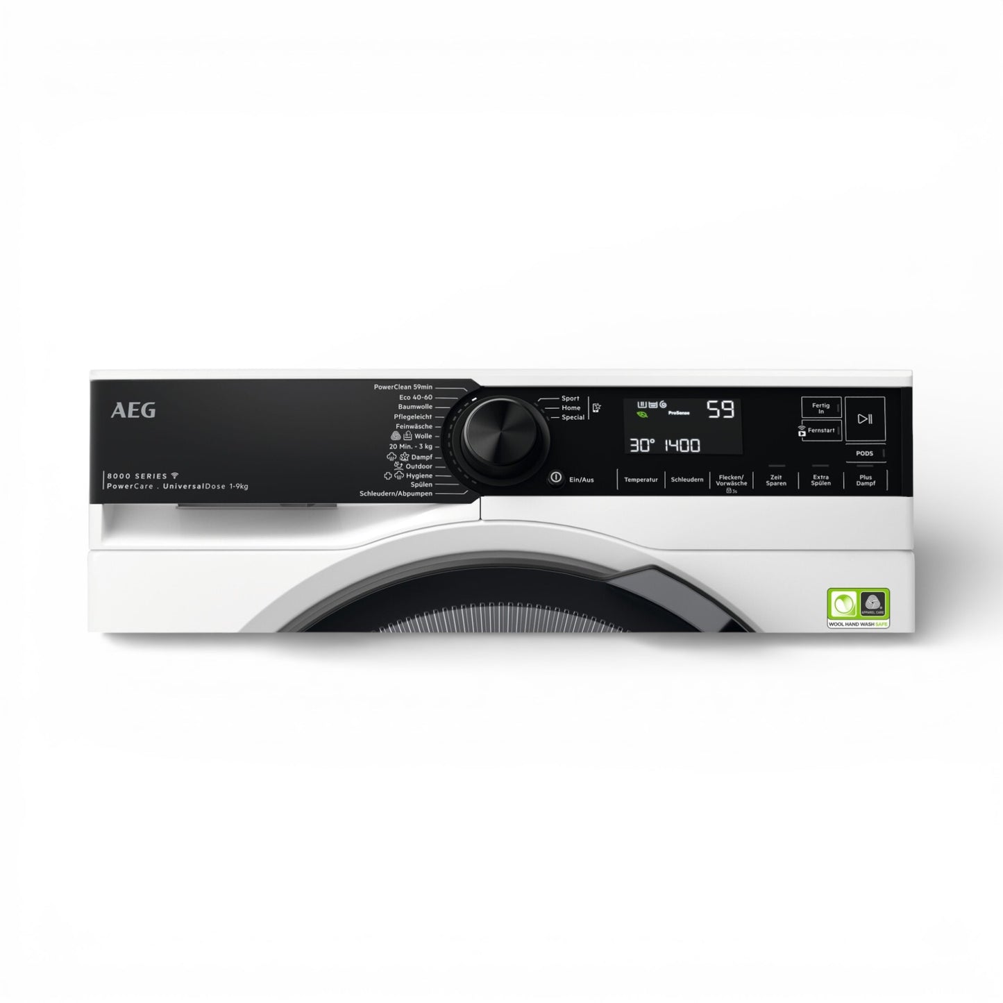 AEG LR8E75490 Serie 8000 Waschmaschine UniversalDose ProSteam® 9 kg1400 U/min