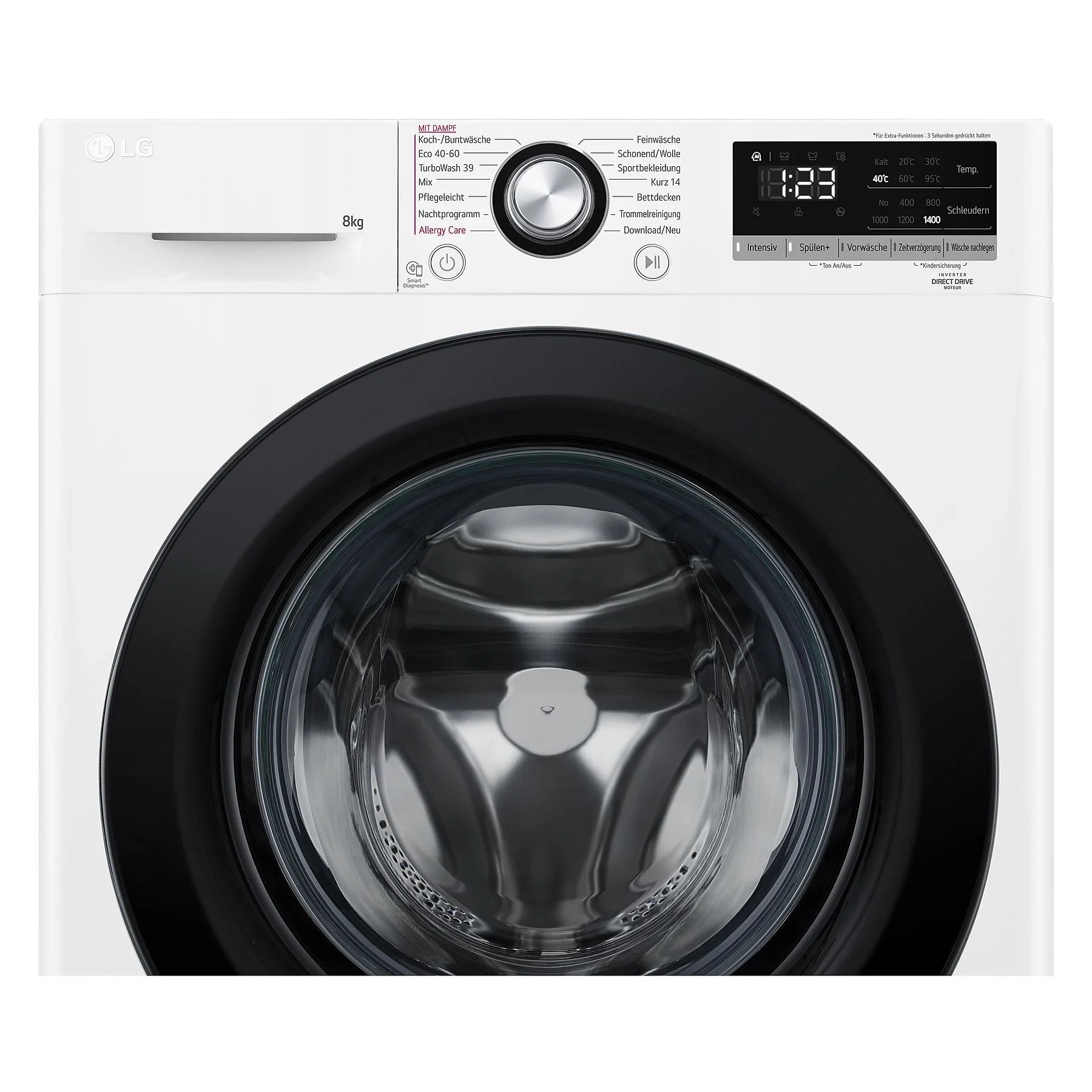 LG F4WV4085 Serie 4 U/Min., 1360 (8 kg, A) Mehrwert-Elektro Waschmaschine –